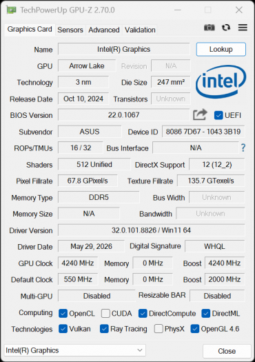 Игровой ноутбук Asus ROG Strix Scar G835LWG с Intel Core Ultra 9 290HX и Nvidia GeForce RTX 5080 Laptop:, фото 129