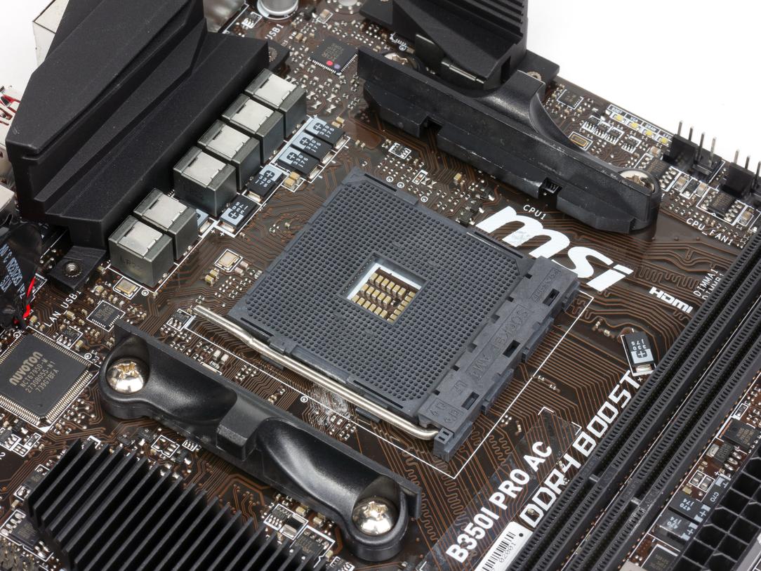 Материнская плата MSI B350I Pro AC формата Mini-ITX на чипсете AMD B350:, фото 5