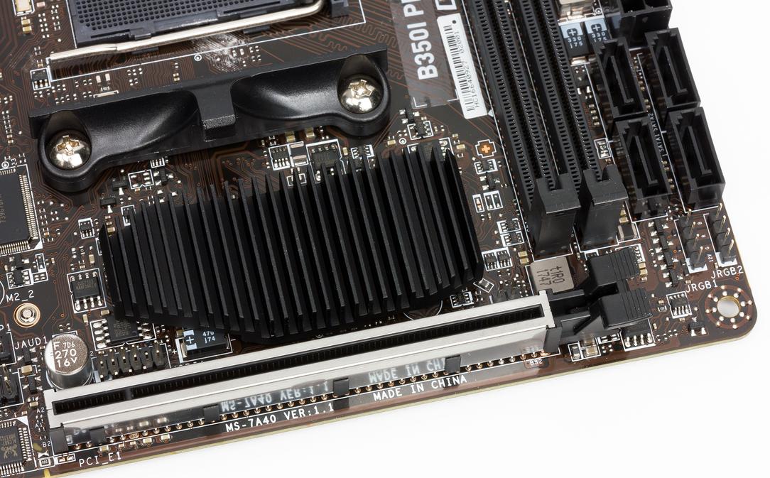 Материнская плата MSI B350I Pro AC формата Mini-ITX на чипсете AMD B350:, фото 6