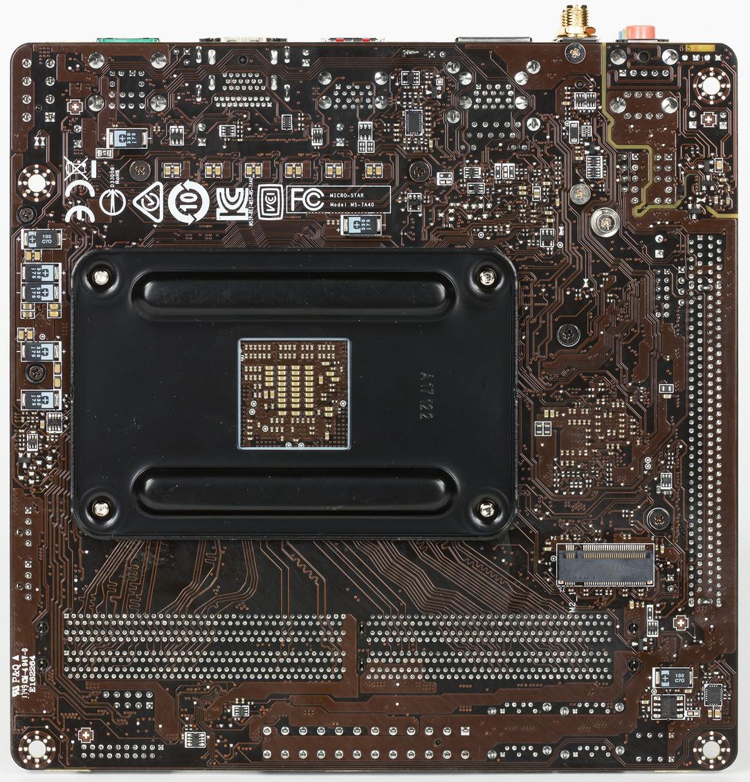 Материнская плата MSI B350I Pro AC формата Mini-ITX на чипсете AMD B350:, фото 3