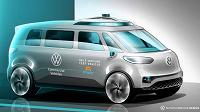 VW будет обкатывать собственную систему самоуправляемого движения на электрическом микроавтобусе ID. Buzz