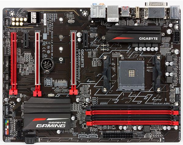 Материнская плата Gigabyte GA-AB350-Gaming 3 для процессоров AMD Ryzen:, фото 2