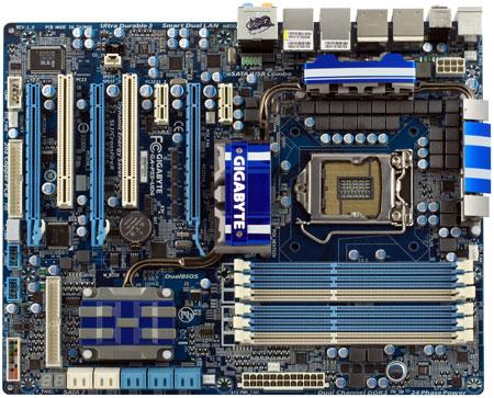 Gigabyte GA-P55-UD6 на чипсете Intel P55, фото 1