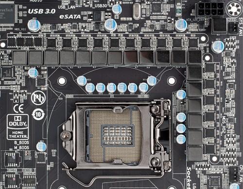 Преобразователь питания процессора на плате Gigabyte Z68X-UD4-B3