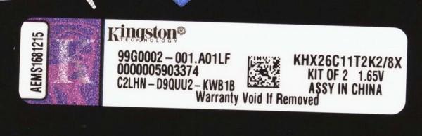 Kingston HyperX KHX26C11T2K2/8X:, фото 5