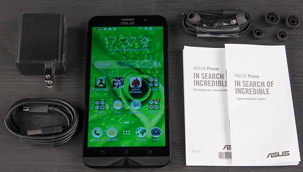 Комплектация смартфона Asus Zenfone 2 ZE551ML