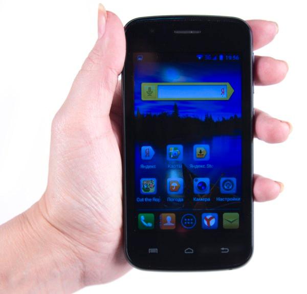 Дизайн смартфона Explay Atom