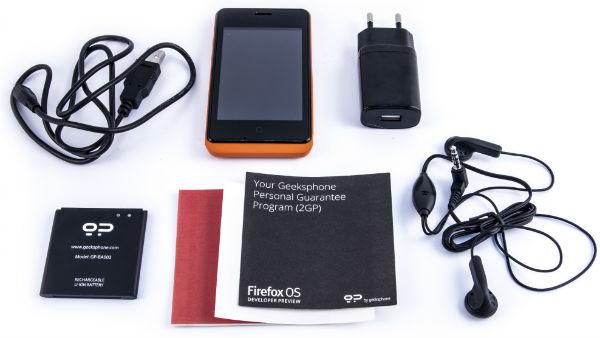 Комплектация смартфона Geeksphone Keon Комплектация смартфона Geeksphone Keon
