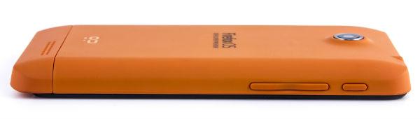 Боковая сторона смартфона Geeksphone Keon Боковая сторона смартфона Geeksphone Keon