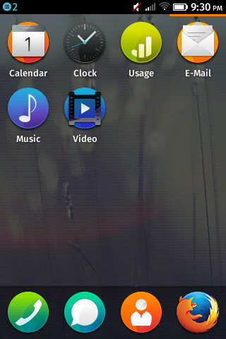 Скриншот Firefox OS Скриншот Firefox OS
