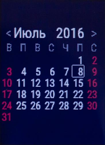 Снимок экрана Garmin vivoactive HR