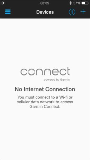 Скриншот iOS-версии сервиса Garmin Connect Скриншот iOS-версии сервиса Garmin Connect