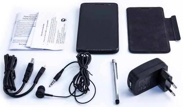 Комплект поставки Alcatel OneTouch Scribe HD 8008D Комплект поставки Alcatel OneTouch Scribe HD 8008D