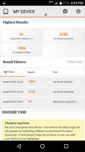 Смартфон Doogee Y300