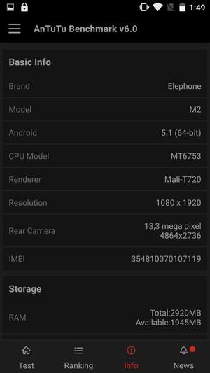 Смартфон Elephone M2:, фото 54