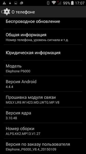 Смартфон Elephone P6000:, фото 56