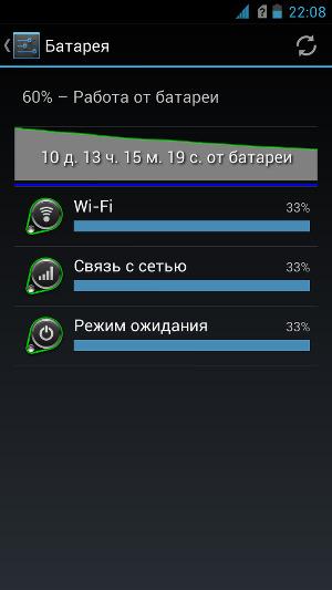 Автономная работа Highscreen Boost