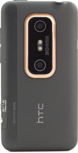 Обзор HTC Evo 3D. Обратная сторона корпуса