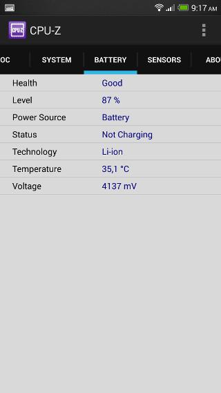 Конфигурация HTC One max Конфигурация HTC One max