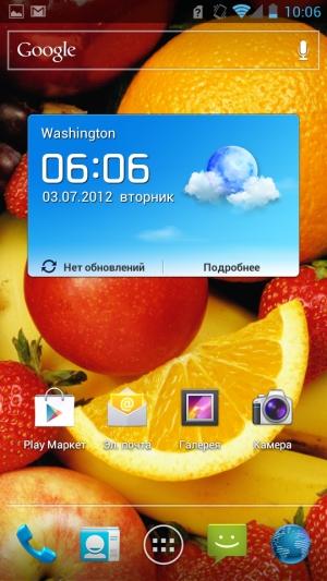 Обзор коммуникатора Huawei Ascend P1