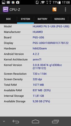 Смартфон Huawei Ascend P6S:, фото 59
