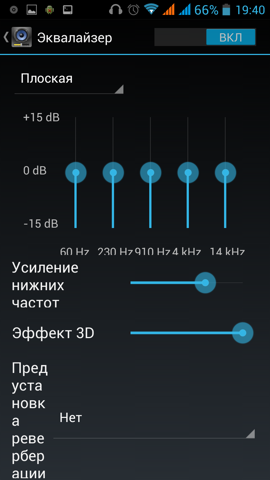 Обзор Jiayu G4. Скриншоты. Аудиоплеер