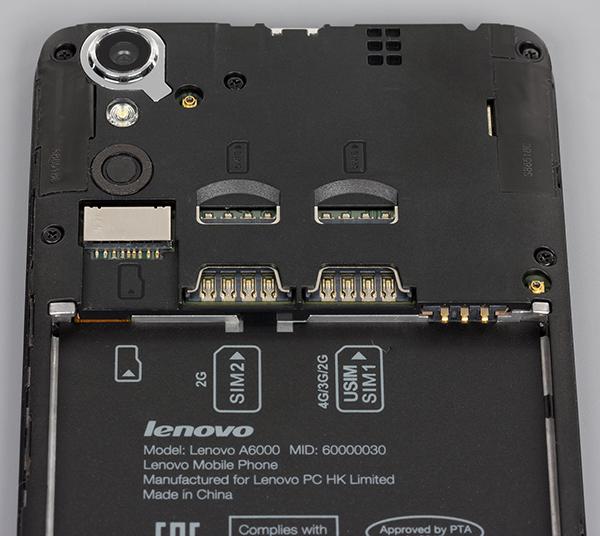 Смартфон Lenovo A6000:, фото 7
