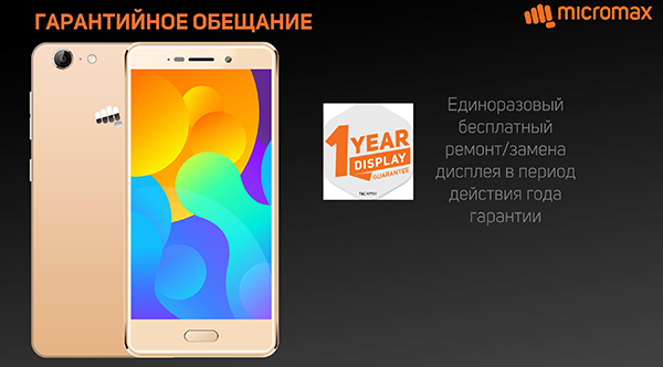 Смартфон Micromax Canvas 2