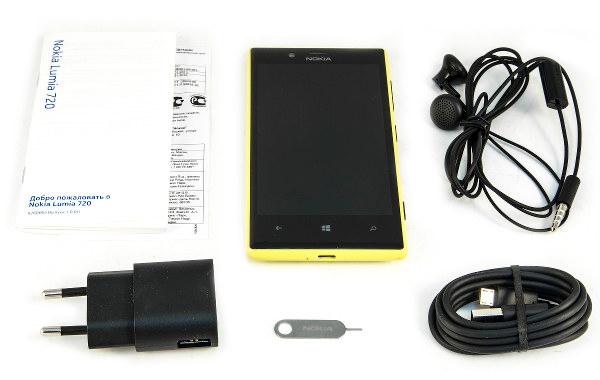 Комплект поставки Nokia Lumia 720 Комплект поставки Nokia Lumia 720