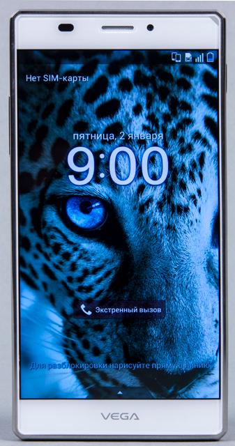 Лицевая сторона Pantech Vega Iron Лицевая сторона Pantech Vega Iron