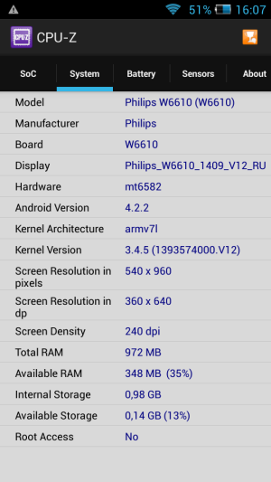 Смартфон Philips Xenium W6610:, фото 43