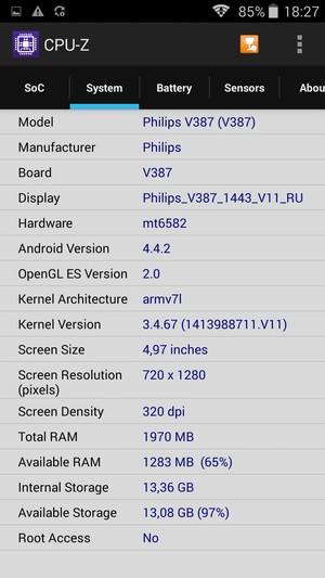 Смартфон Philips Xenium V387:, фото 50