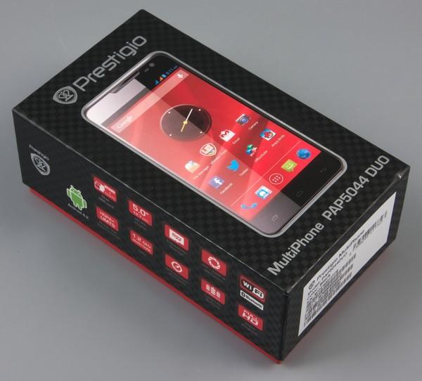 Упаковка Prestigio MultiPhone PAP5044 Duo Упаковка Prestigio MultiPhone PAP5044 Duo