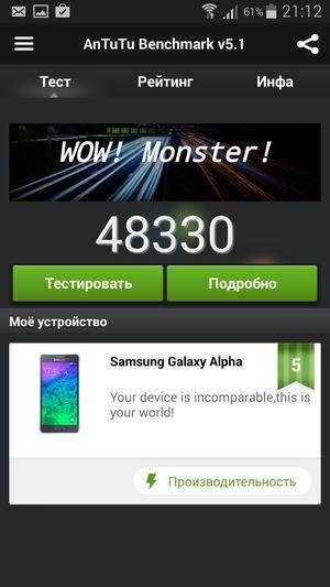 Смартфон Samsung Galaxy Alpha:, фото 69