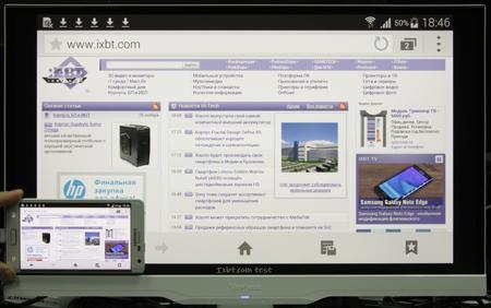 Обзор Samsung Galaxy Note Edge Tablet. MHL