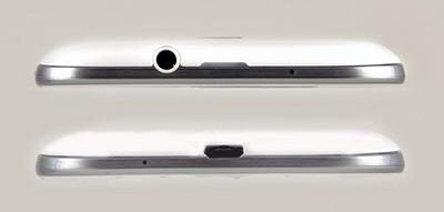 Верхний и нижний торцы корпуса коммуникатора Обзор Samsung Galaxy S 3. Верхний и нижний торцы корпуса коммуникатора