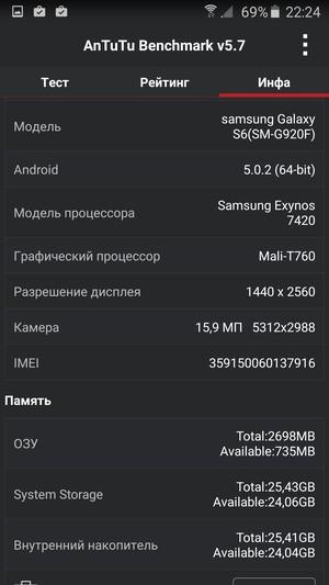 Смартфон Samsung Galaxy S6:, фото 86