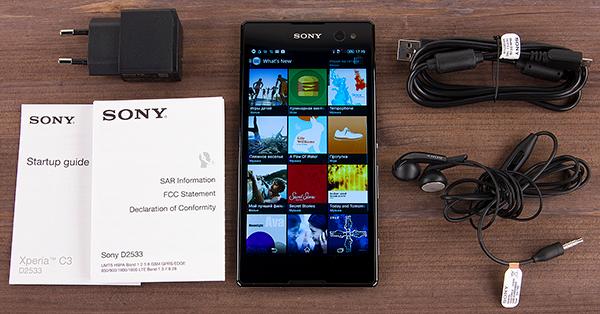 Смартфон Sony Xperia C3:, фото 3