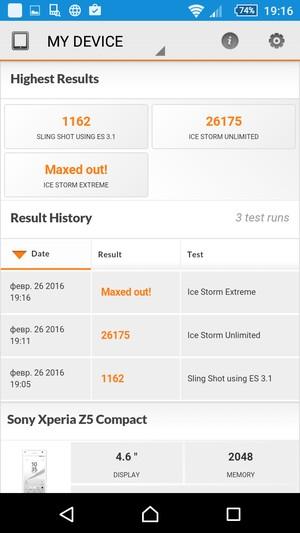 смартфон Sony Xperia Z5 Compact