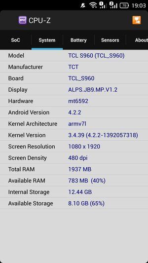 Смартфон TCL Idol X+:, фото 70