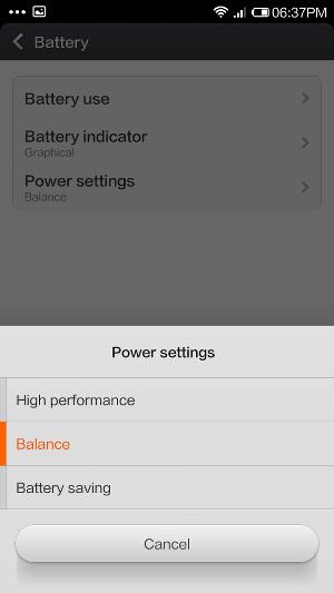 Настройки Xiaomi Mi3 Настройки Xiaomi Mi3
