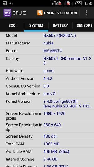 Смартфон ZTE nubia Z7 mini:, фото 60