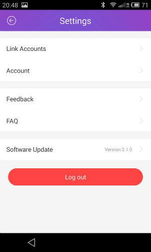 Скриншот приложения inHealth для часов inWatch Pi