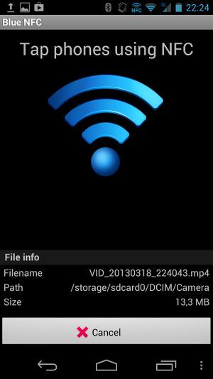 Обмен данными в Blue NFC