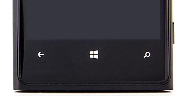 Боковая сторона смартфона Nokia Lumia 920