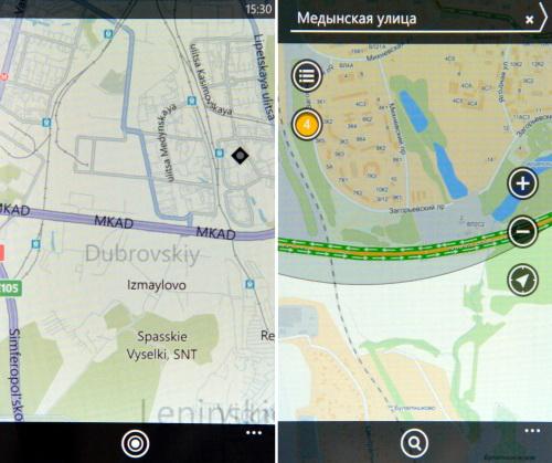 Samsung Omnia W карты