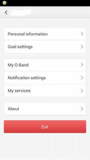 Скриншот приложения Oppo O-Band