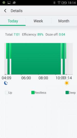 Скриншот приложения Oppo O-Band