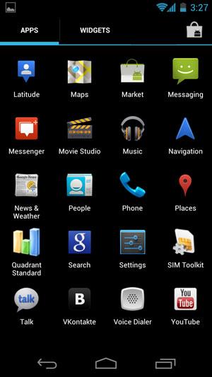 Скриншот Samsung Galaxy Nexus i9250