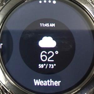 Снимок экрана Samsung Gear S2